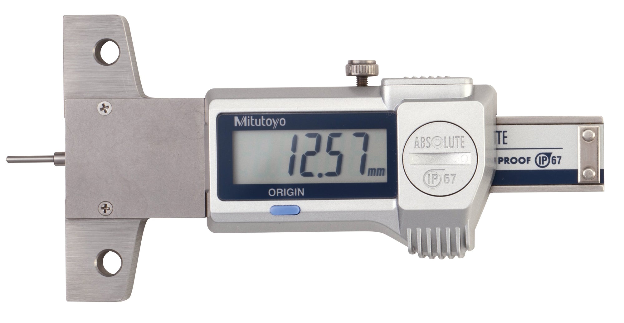 MITUTOYO 571-100-20 Digital ABS Tyre Tread Depth Gauge IP670-25mm, 0mm