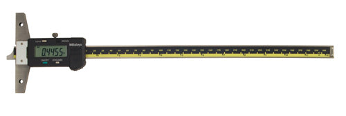 MITUTOYO 571-212-30 Digital ABS Depth Gauge, Inch/Metric 0-8"/0-200mm