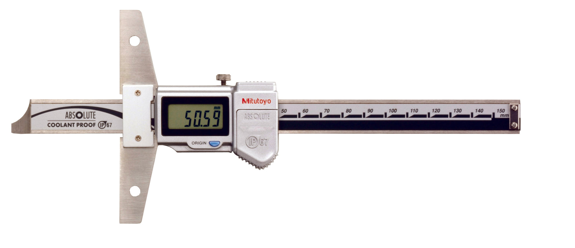 MITUTOYO 571-251-20 Digital ABS Depth Gauge IP670-150mm