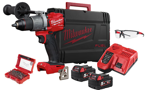 MILWAUKEE 706009 FPD2-502X-SET Akkumulátoros ütvefúró készlet