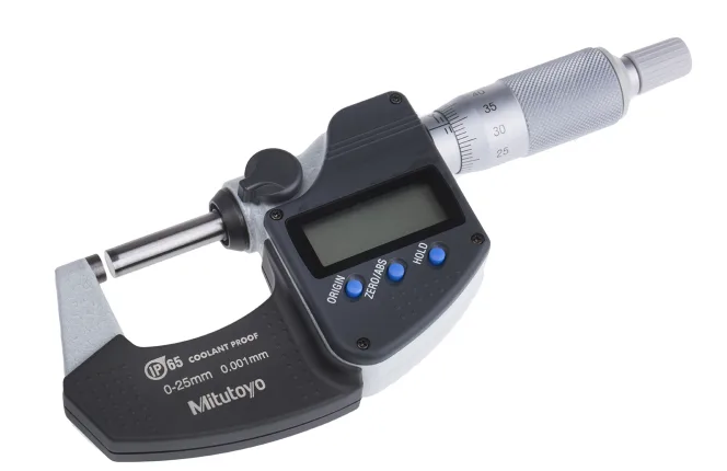 Mitutoyo Digitális Külső Mikrométer IP65 0-25mm Standard (293-240-30)