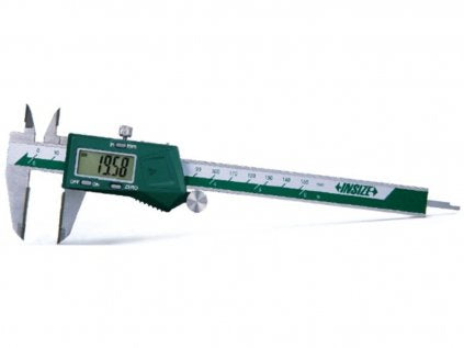 INSIZE 1110-200A 0-200mm/0-8" Digitális keményfém betétes tolómérő görgővel 0-200/0.01 mm