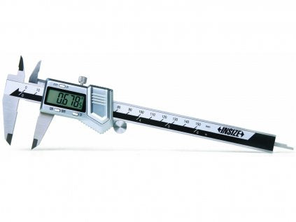 INSIZE 1114-200A 0-200mm/0-8" Digitális tolómérő cink ötvözet házzal és görgővel 0-200/0.01 mm