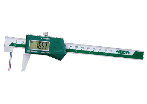 INSIZE 1161-150A 0-150mm/0-6" Digitális csőfal-vastagságmérő tolómérő 0-150/0.01 mm
