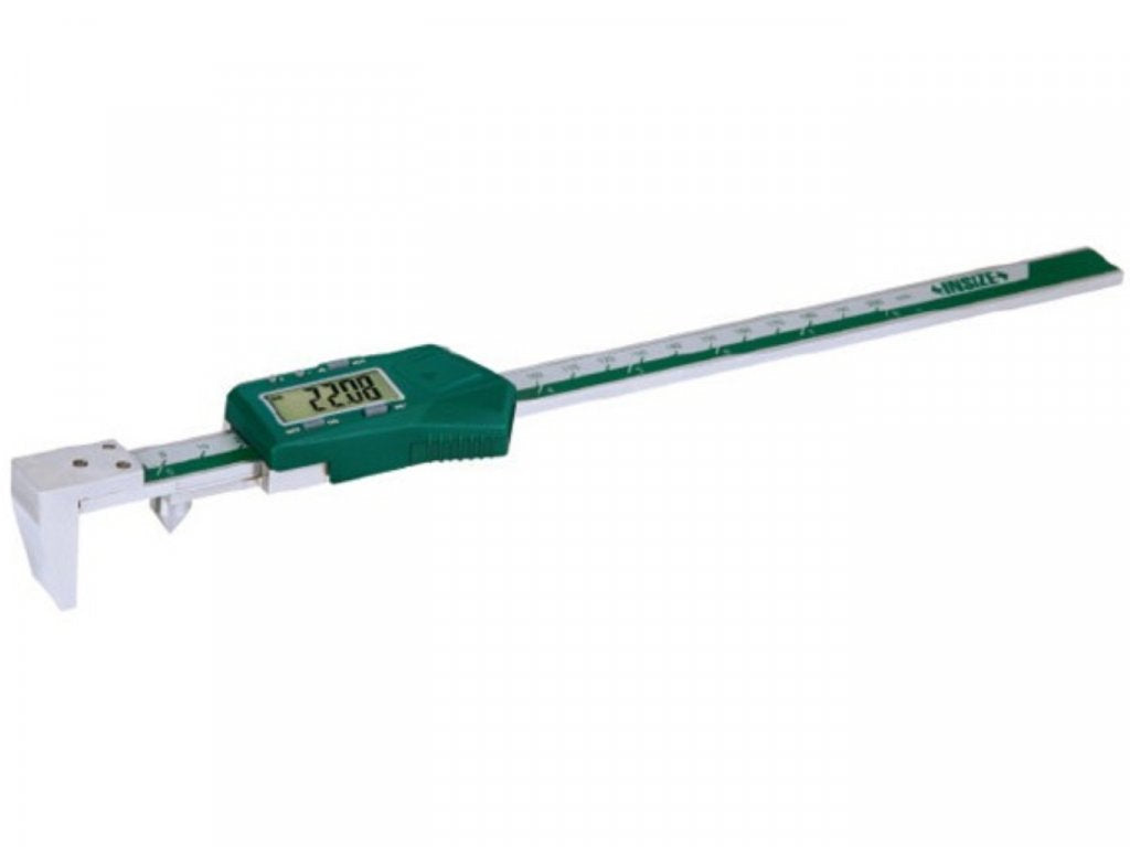 INSIZE 1524-300 5-300mm/0.2-12" Hátsó mérőcsőrős központ és szél közötti tolómérő 5-300/0.01 mm