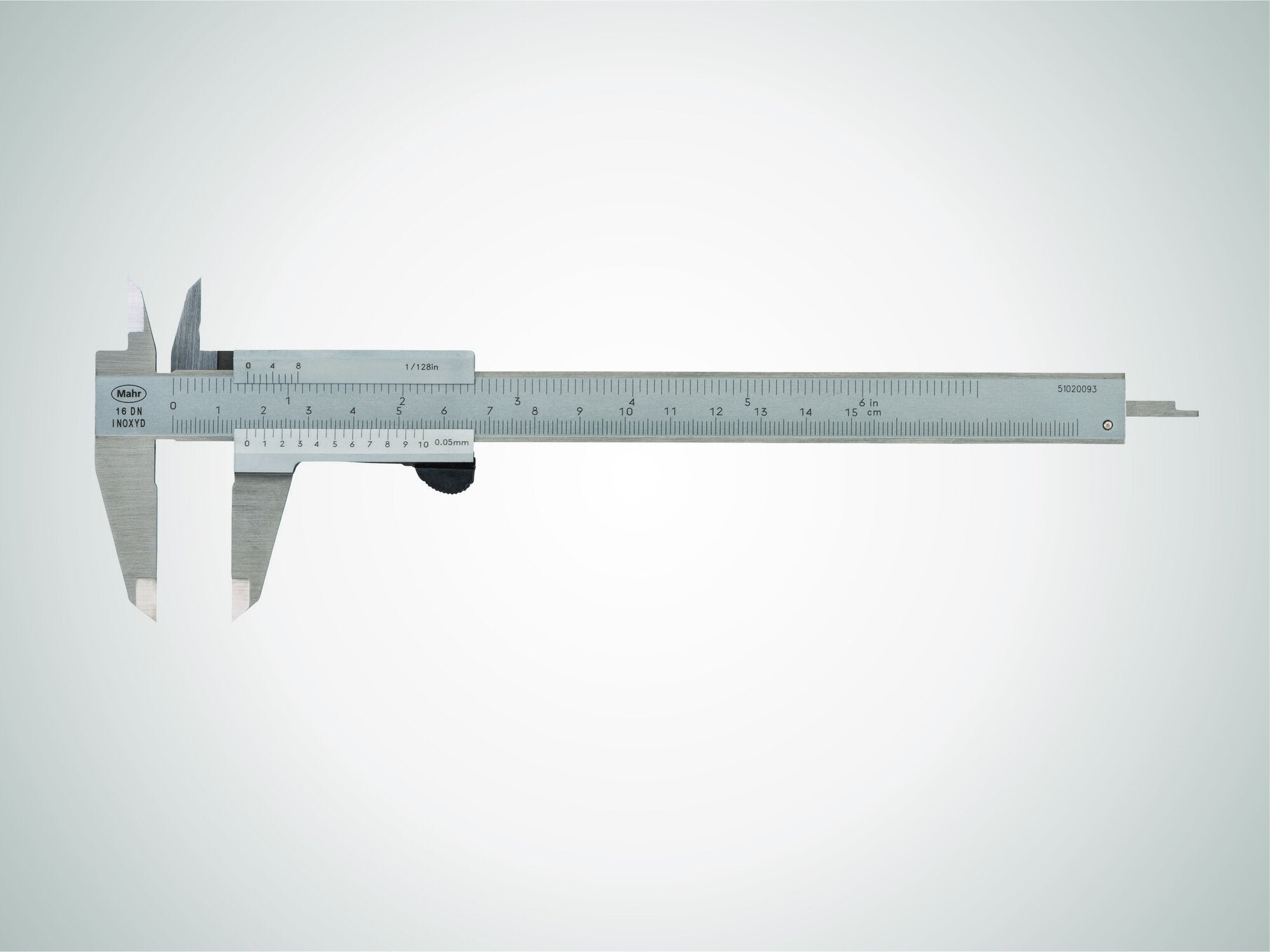 Mahr 16 DN táska tolómérő, 150 mm, pillanatszorítóval