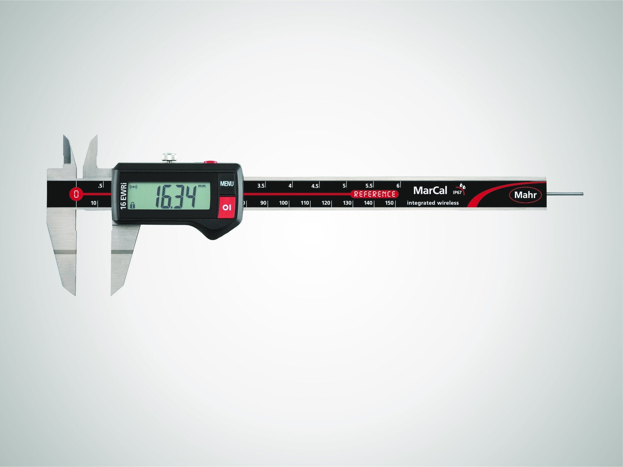 Mahr 16 EWRi-NA dig. tolómérőm 150 mm, kerek mélységmérő