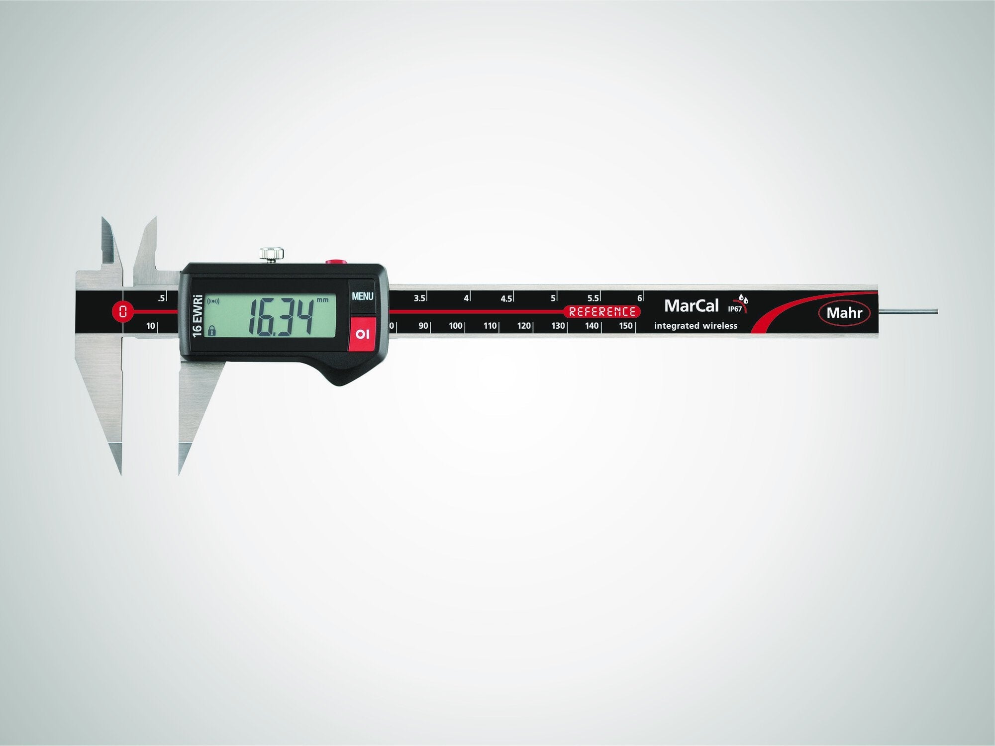 Mahr 16 EWRi-S dig. tolómérőm 150 mm, kerek mélységmérő