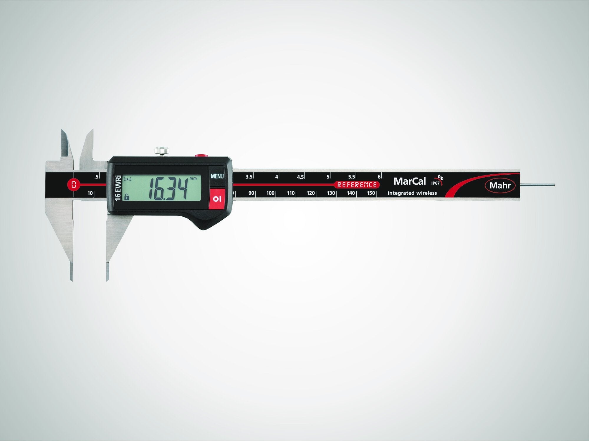 Mahr 16 EWRi-SM dig. tolómérőm 150 mm, kerek mélységmérő