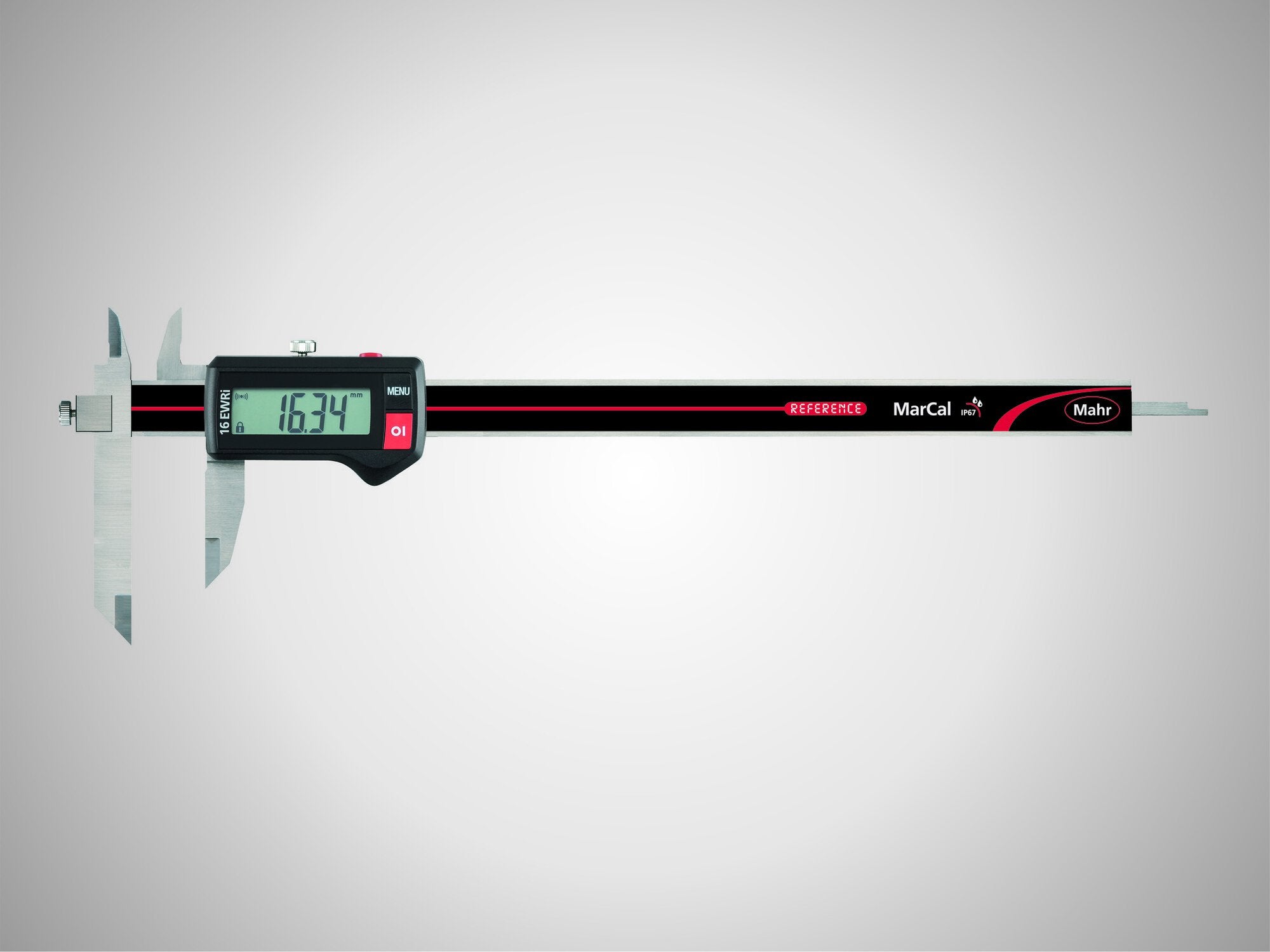 Mahr 16 EWRi-VS dig. tolómérő 200 mm, szögletes mélységmérő