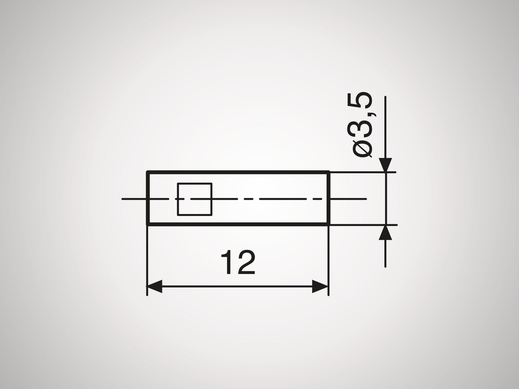 Mahr 16 Eea1 mérőbetét, D = 3,5 mm, külső