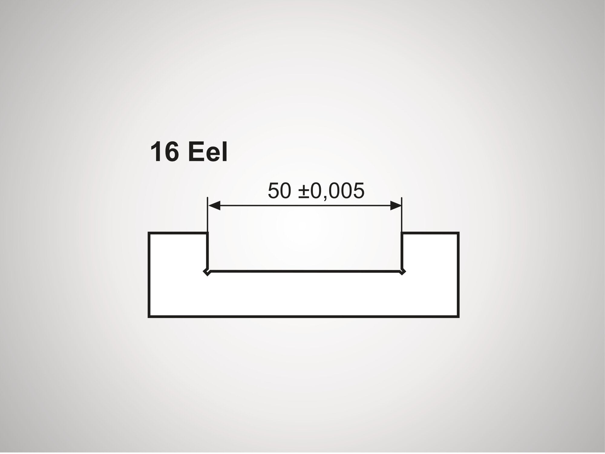 Mahr 16 Eel beállító etalon, 50 mm