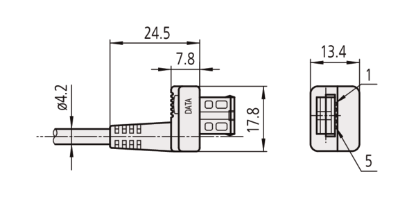 Mitutoyo - Kábel ABS-CD 1 m