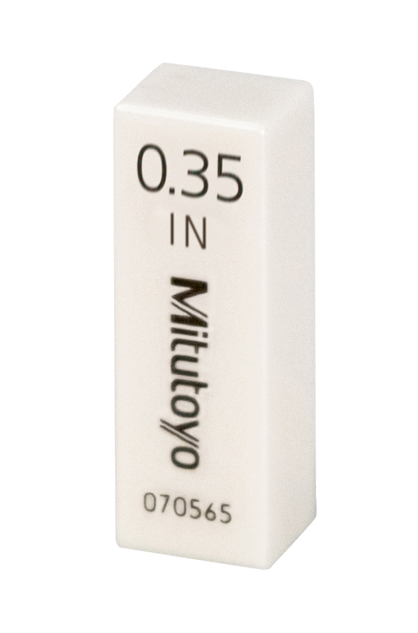 Mitutoyo - Gauge Block, Inch, Inspection Cert.