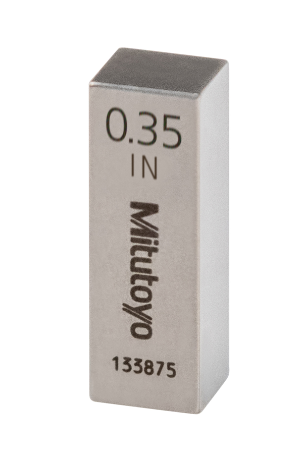Mitutoyo - Gauge Block, Inch, Inspection Cert.