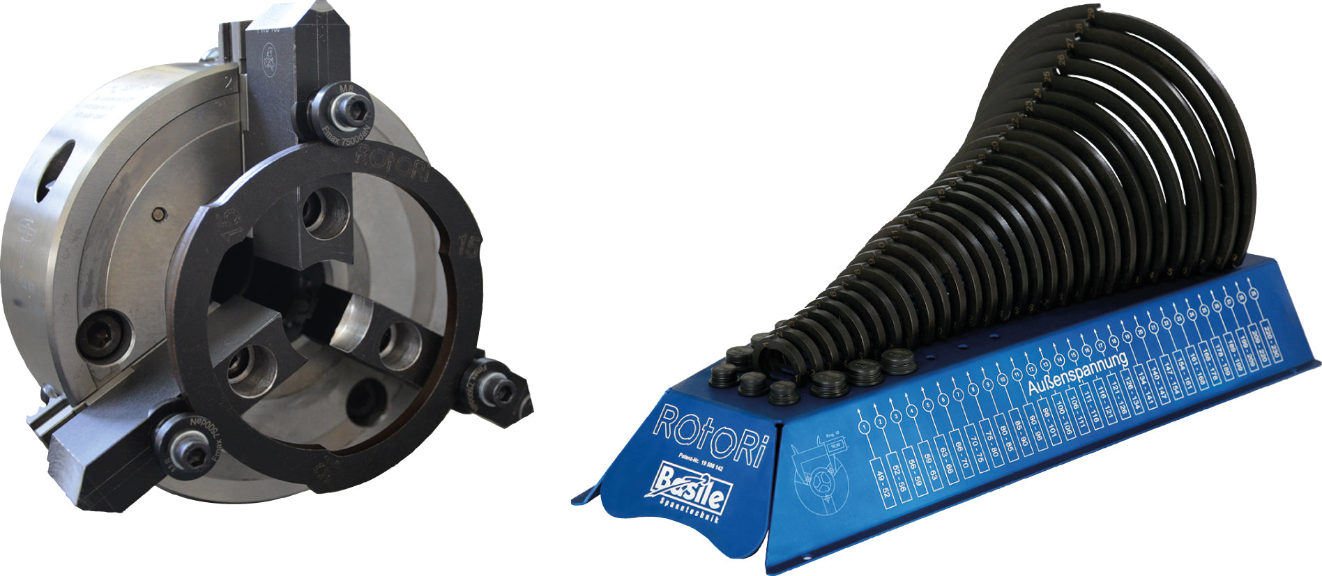 3 pofás kiesztergálógyűrű RotoRi 80-315 mm, 29 db. BASILE "LX"