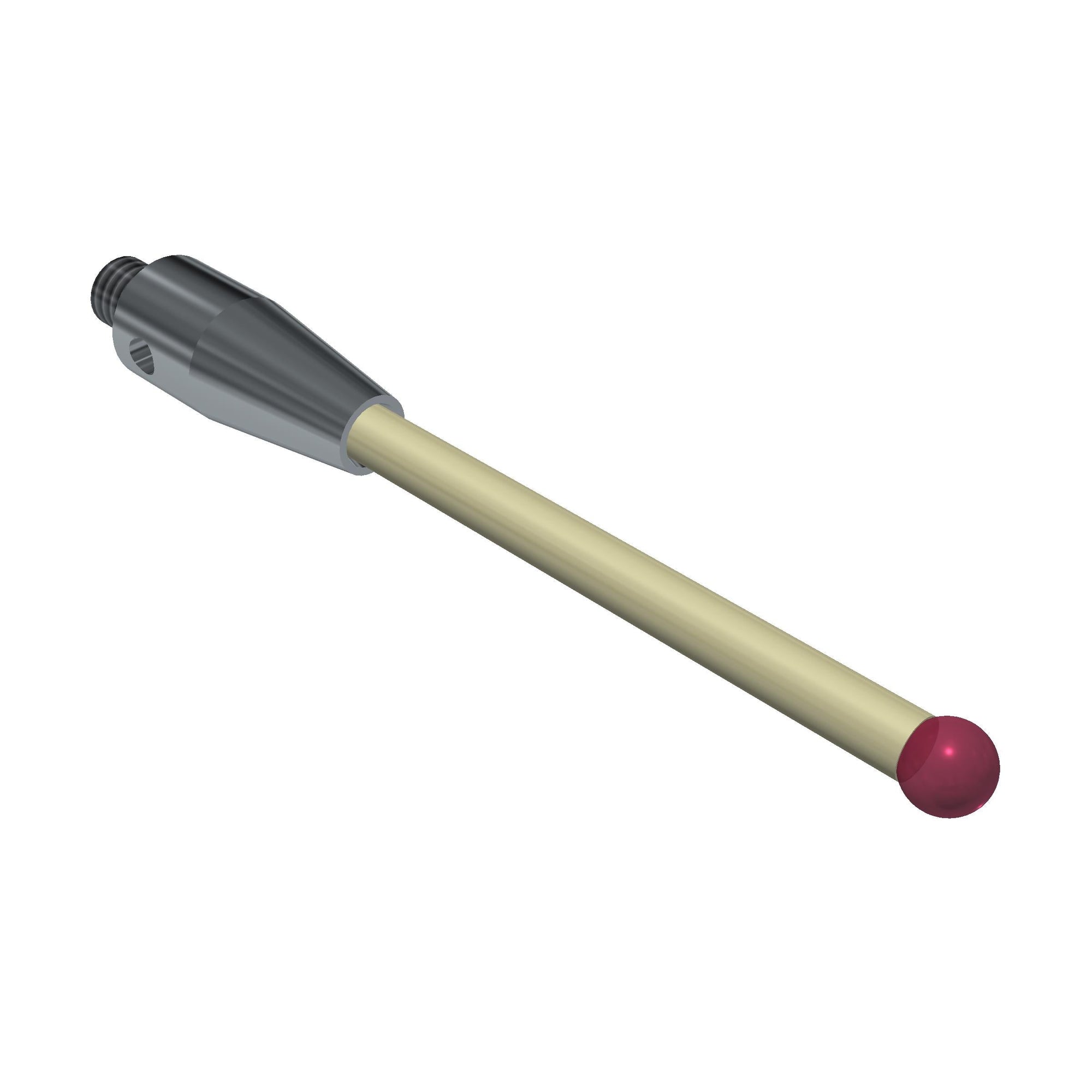 MITUTOYO K650215 Machine tool stylus M4 ruby ball 4,0mm 01-M4-R4-L50-ML33,5-SCER3-BS7-components vacuum brazed