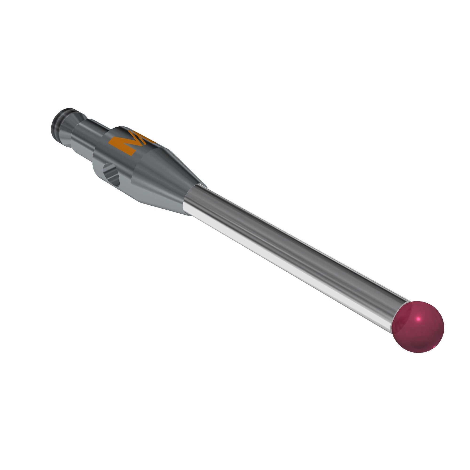 MITUTOYO K650449 Stylus for 5-way stylus ruby ball ?2,0mm 01-M2-R2-L18,5-ML12,5-SWC1,5-BS3