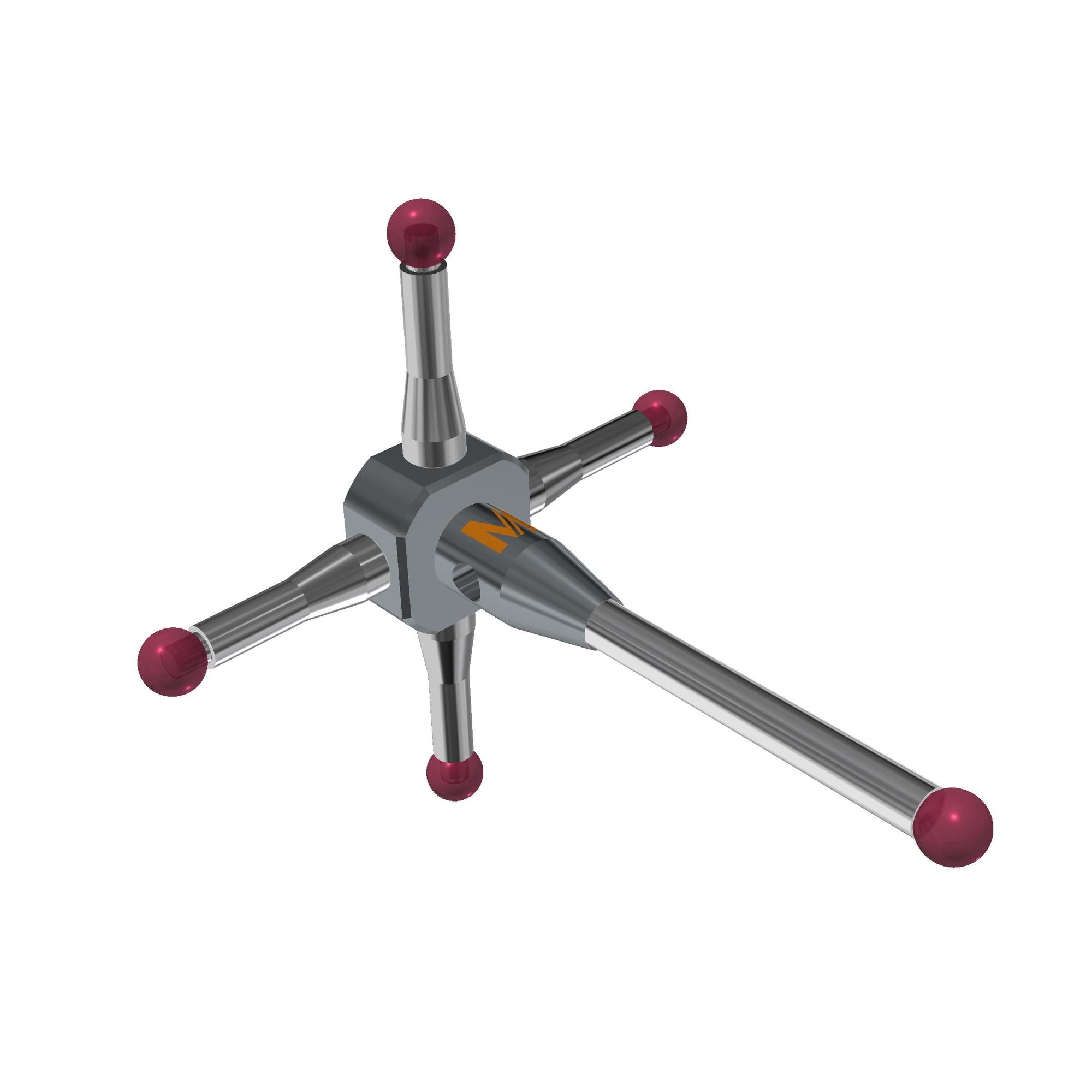 MITUTOYO K650451 5-way stylus M2 ruby ball ?2,0mm 04-M2-R2-L20-ML7,2/18,5-SWC1,4/2-BS