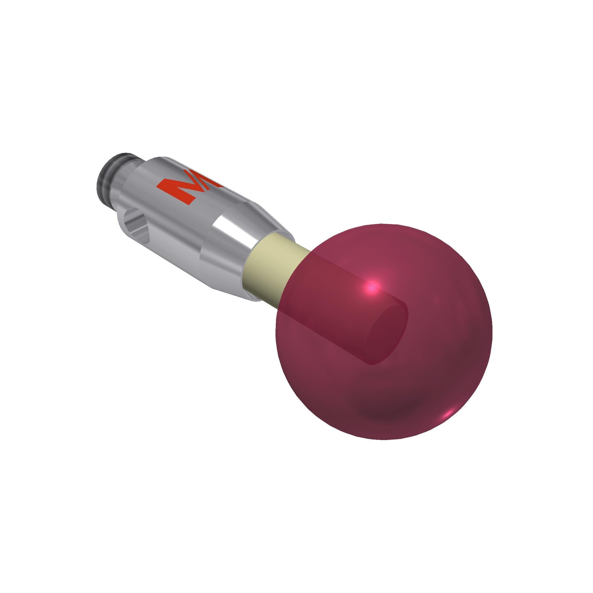 MITUTOYO K651003 Stylus M2 ruby ball ?6,0mm 01-M2-R6-L10-ML10-SS2-BS3