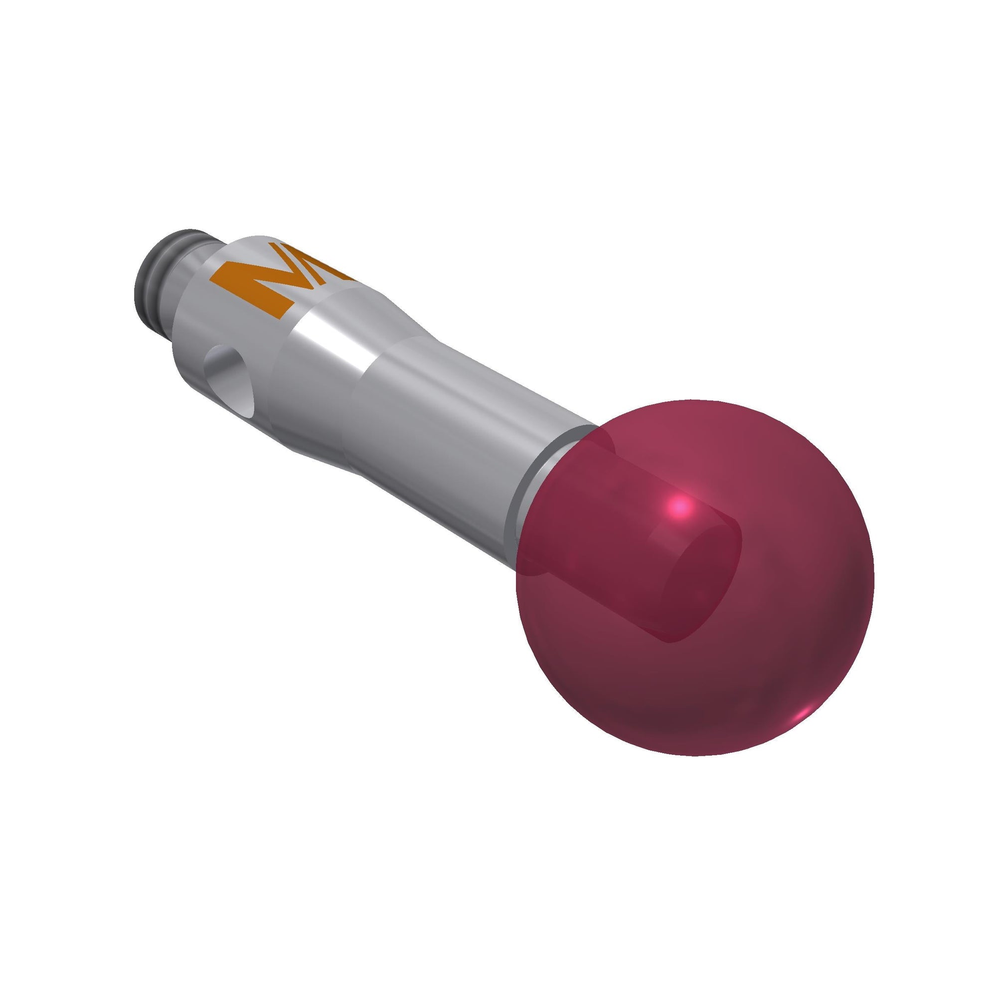 MITUTOYO K651018 Stylus M2 ruby ball ?5,0mm 01-M2-R5-L10-ML10-SS2,5-BS3