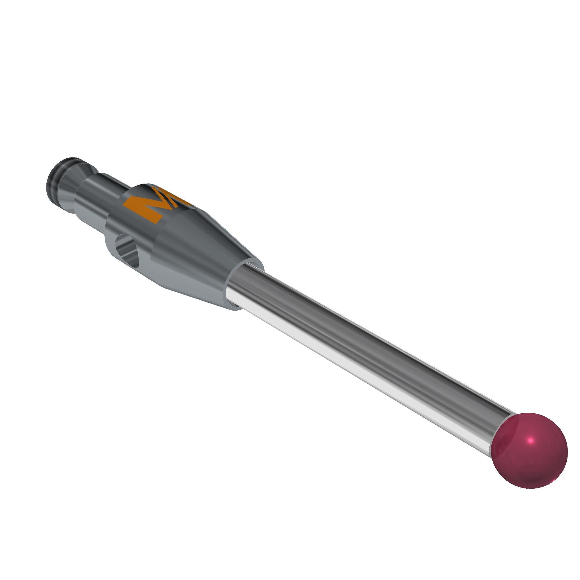MITUTOYO K651055 Stylus for 5-way stylus ruby ball ?2,0mm 01-M2-R2-L16,5-ML11-SWC1,4-BS3