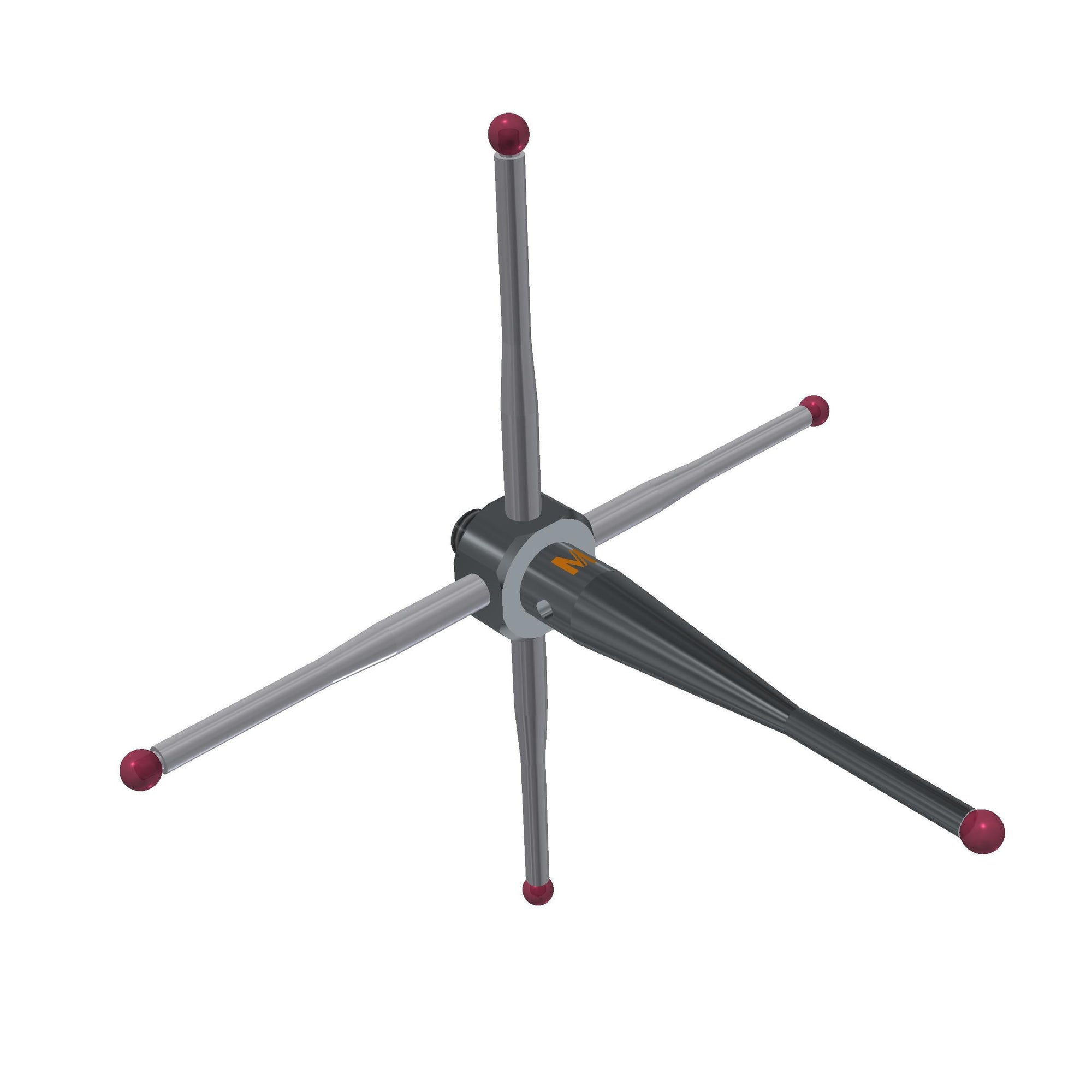 MITUTOYO K651164 4-way stylus M3 ruby ball ?2,0mm 04-M3-R2-L50-ML12/28,5-SWC1,5-BS