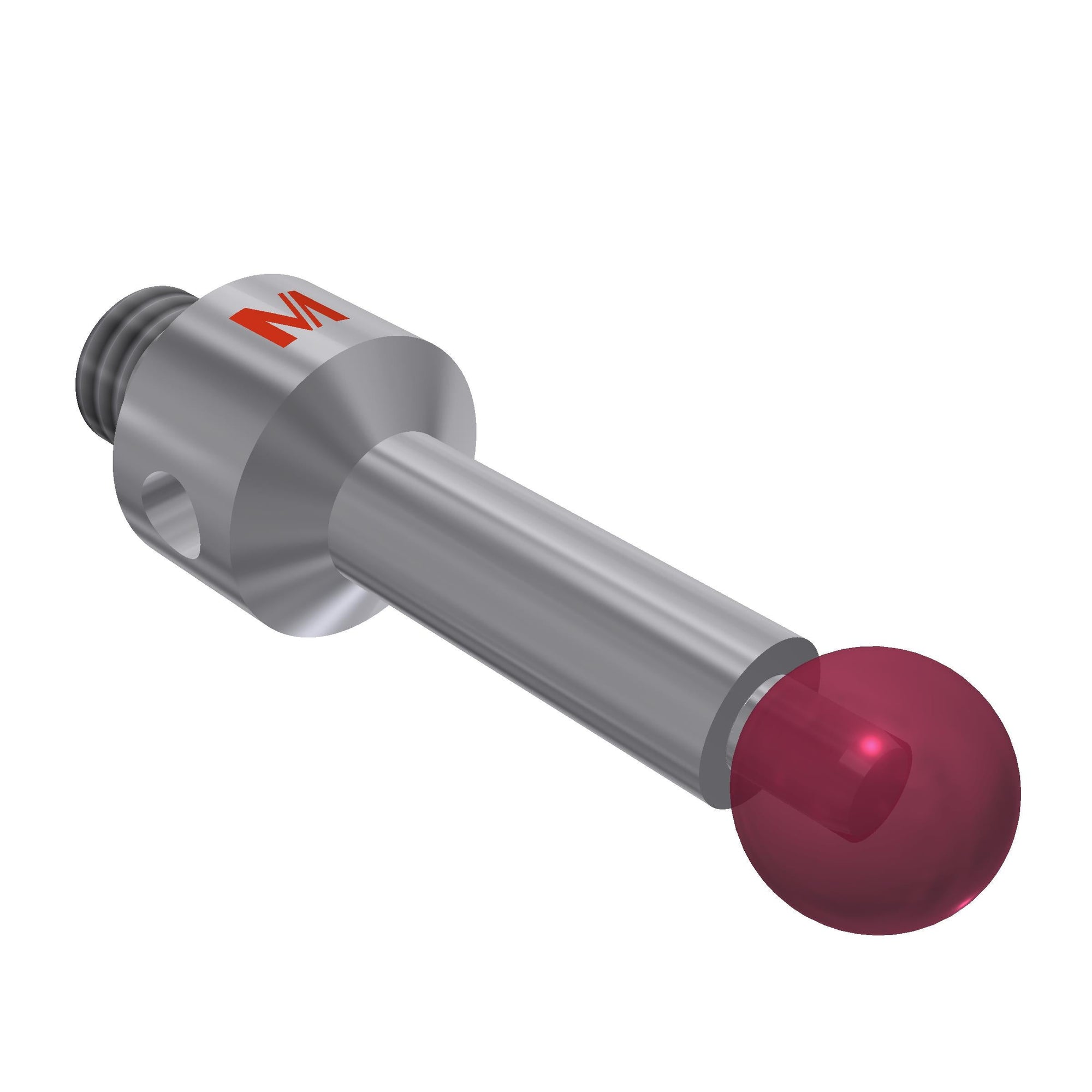 MITUTOYO K651185 Stylus M4 ruby ball ?5,0mm 01-M4-R5-L17,5-ML12,5-SS3,5-BS7