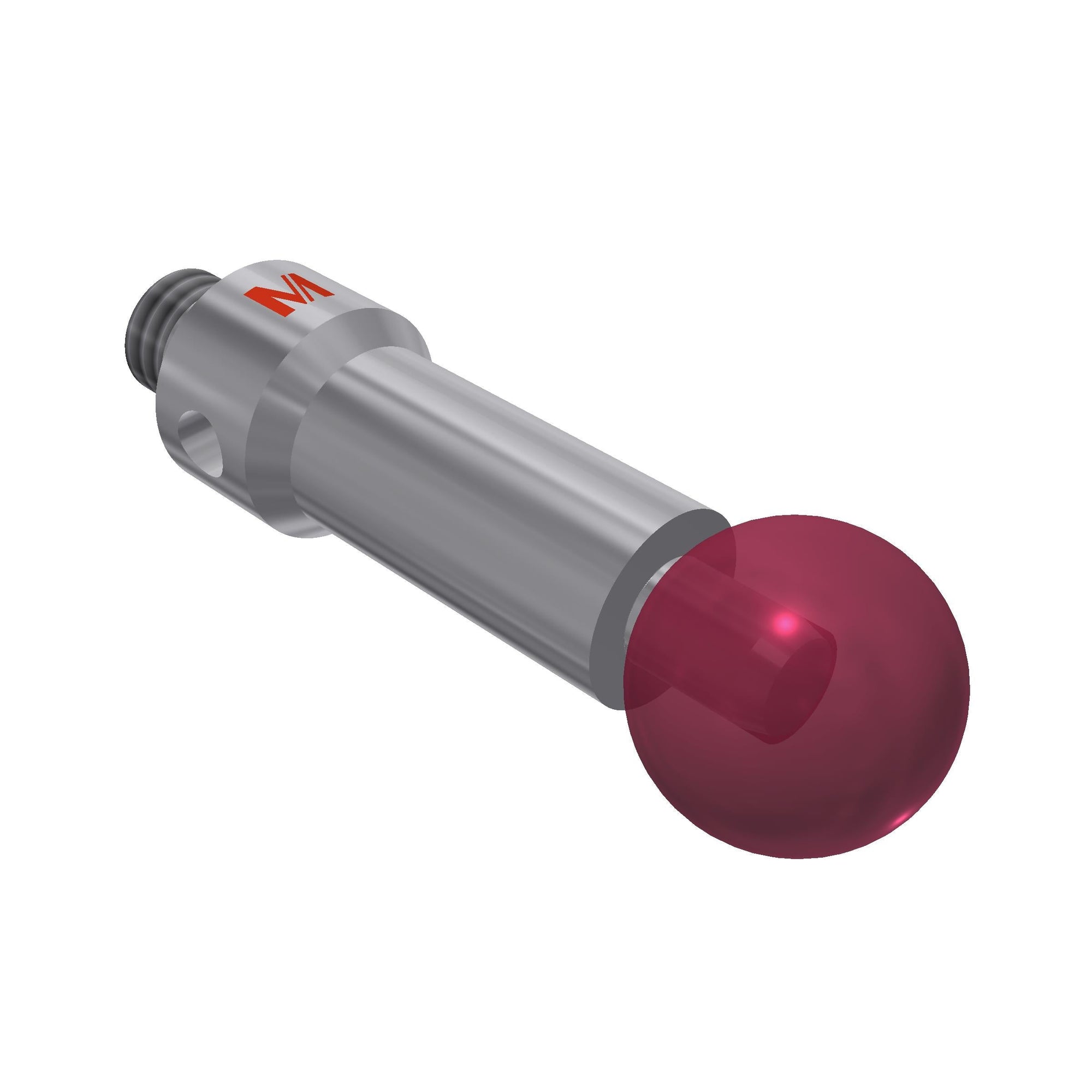 MITUTOYO K651191 Stylus M4 ruby ball ?8,0mm 01-M4-R8-L20-ML20-SS4,5-BS7