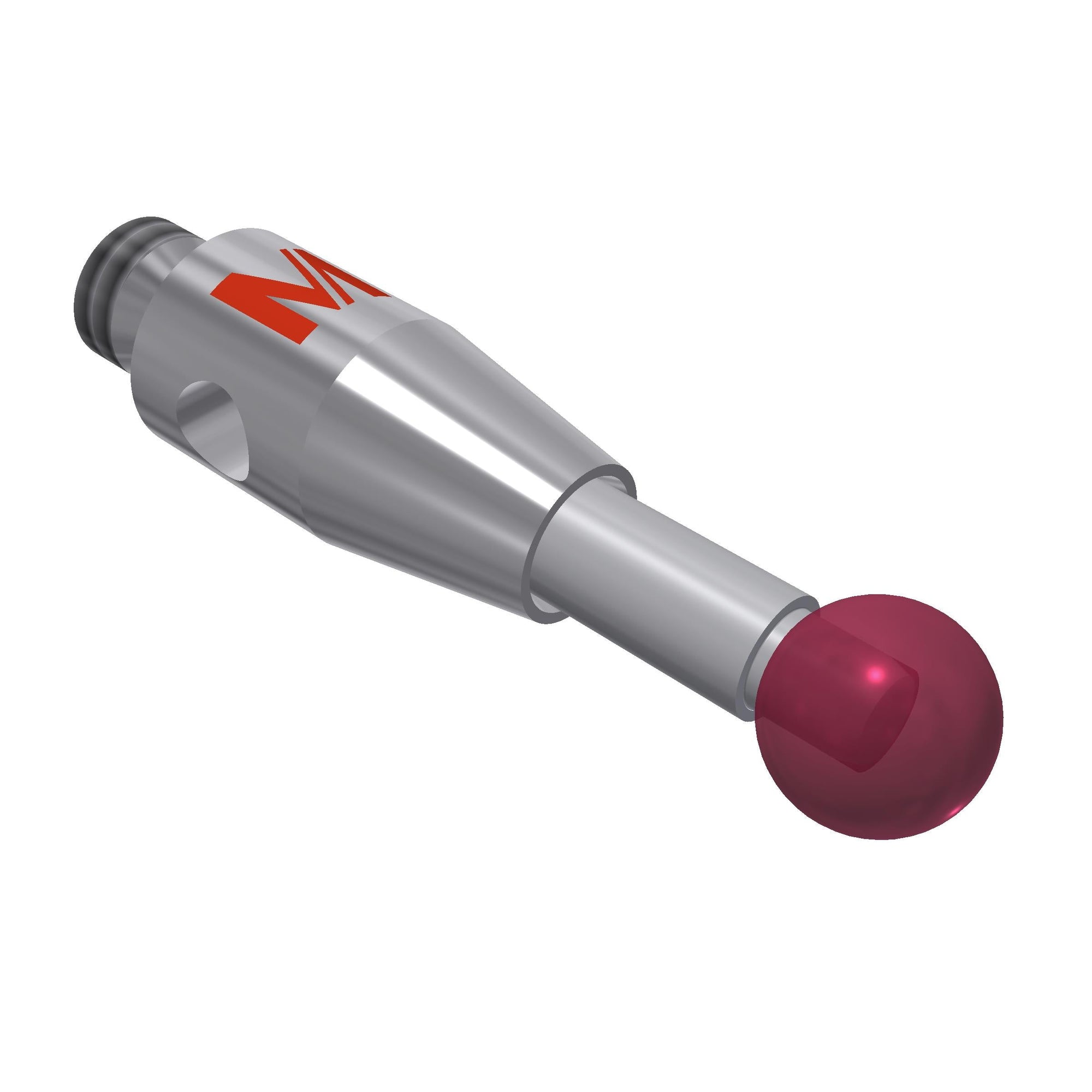 MITUTOYO K651241 Stylus M2 ruby ball ?2,5mm 01-M2-R2,5-L10-ML5-SWC1,5-BS3