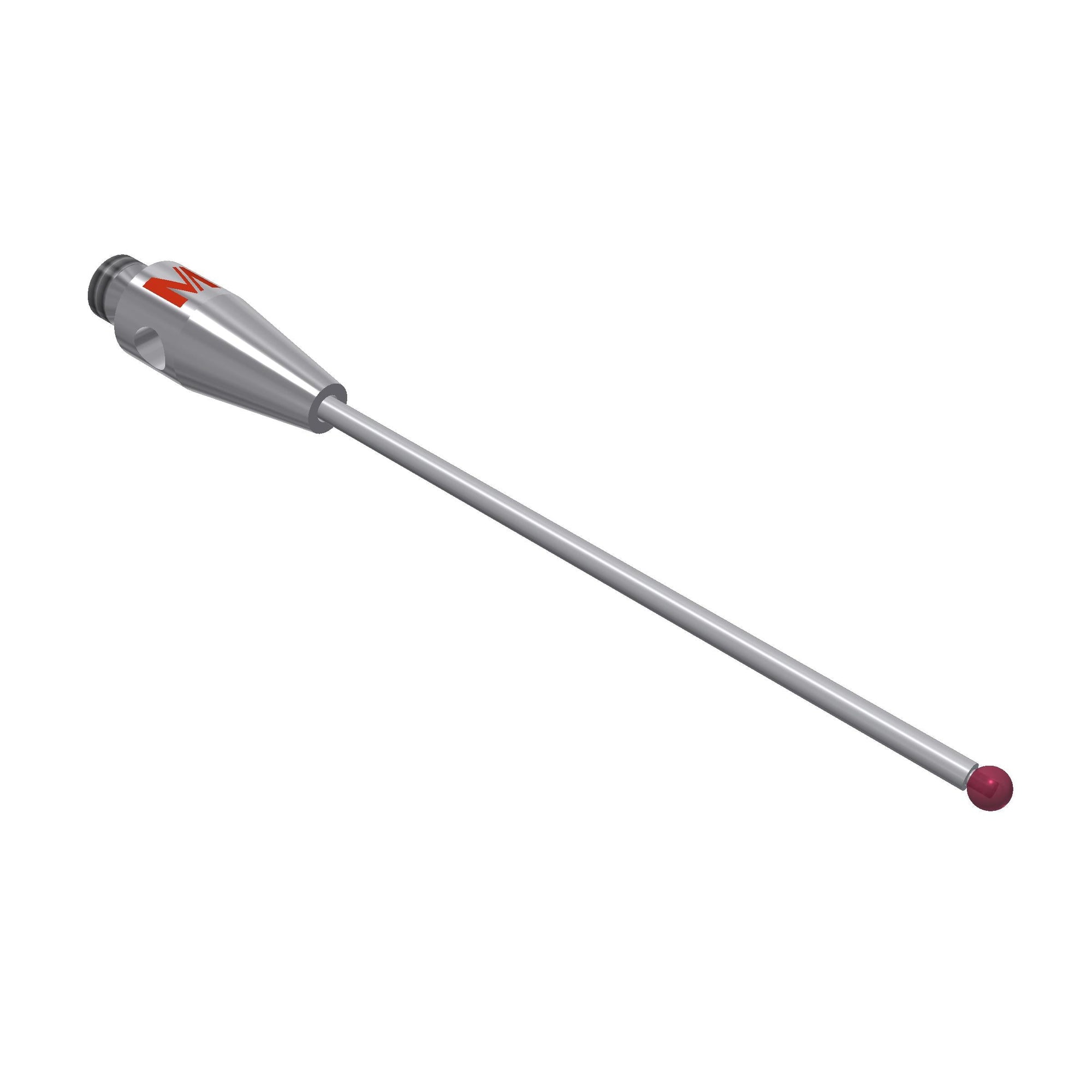 MITUTOYO K651256 Stylus M2 ruby ball ?1,0mm 01-M2-R1-L27,5-ML20,5-SWC0,7-BS3