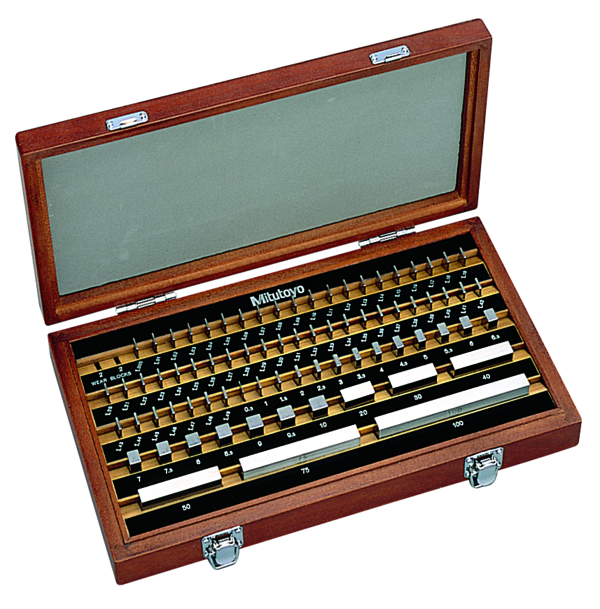 Mitutoyo - Gauge Block Set, Metric, JCSS Cert., ISO
