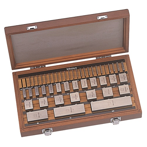 Mitutoyo - Gauge Block Set, Metric, Ins. Cert.,ASME