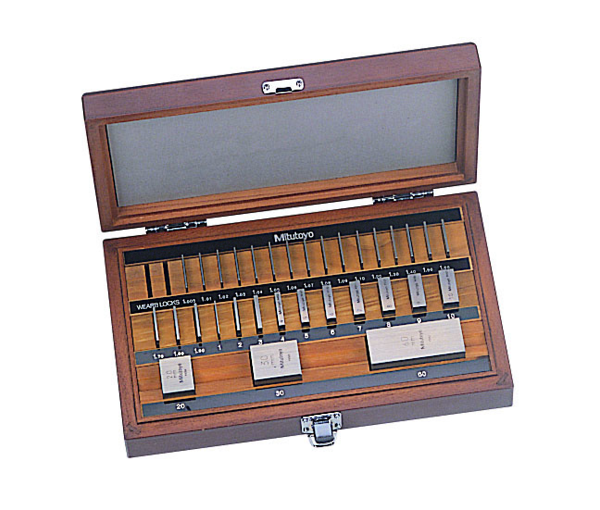 Mitutoyo - Gauge Block Set, Metric, Ins. Cert.,ASME